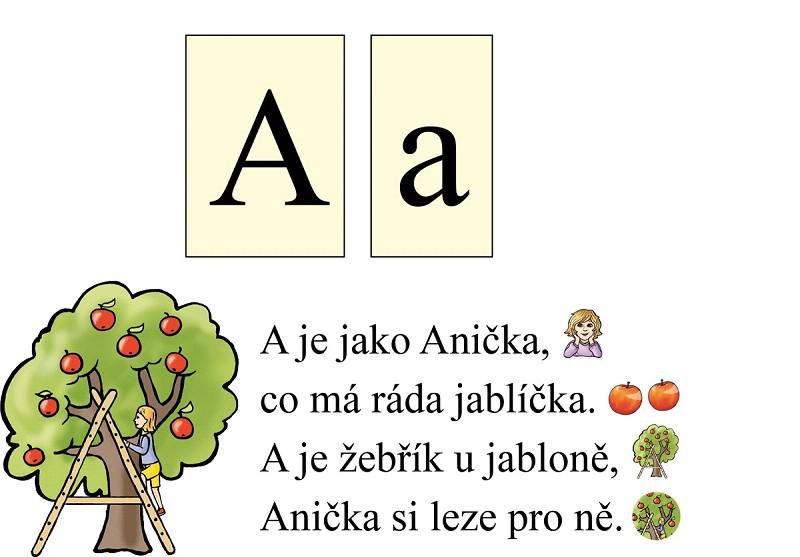 u-Čj 1.r.NŠ Karty demonstrační s písmeny, básnič. a paměť.ob