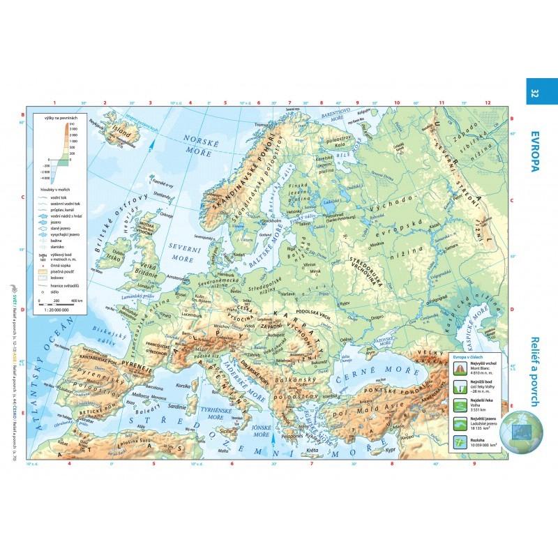 Zeměpis Žákovský atlas