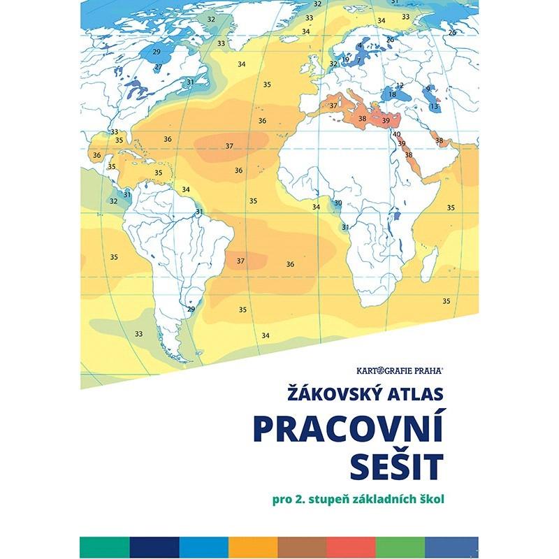 u-Z Kartografie Žákovský atlas - pracovní sešit