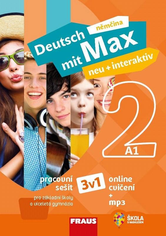 u-Nj Fraus Deutsch mit Max A1 díl 2 neu+inter. PS bar. 3v1